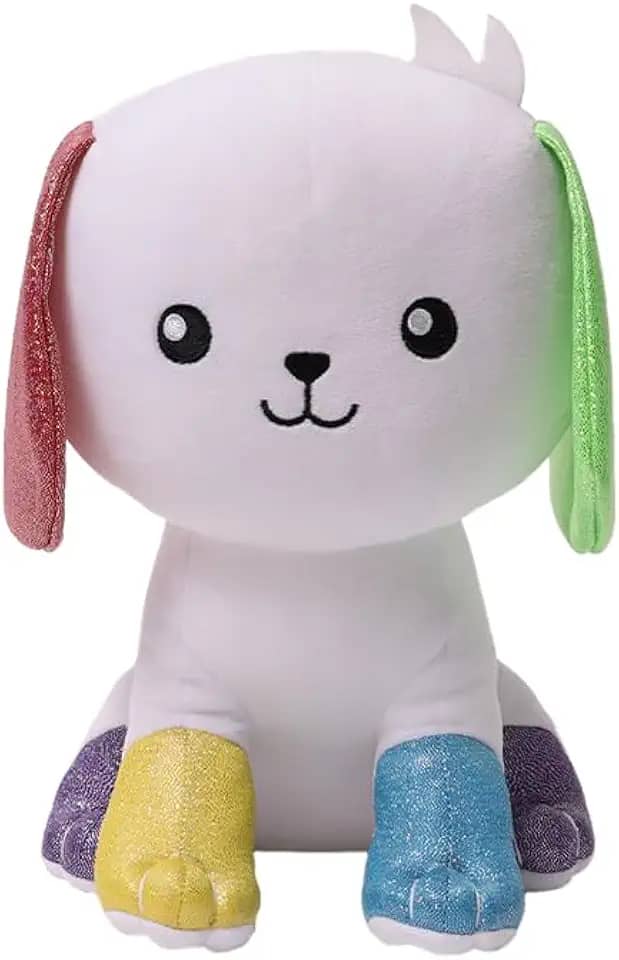 Os Chocolix Pelúcia Melodia Cachorro Branco