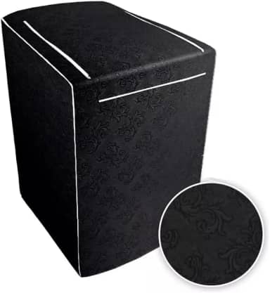 Capa Protetora para Máquina de Lavar, Courino, 6 a 17 kg, Todas as Marcas (Preto, G)