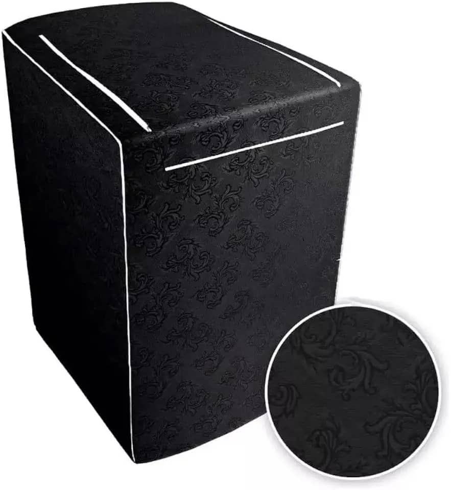 Capa Protetora para Máquina de Lavar, Courino, 6 a 17 kg, Todas as Marcas (Preto, G)
