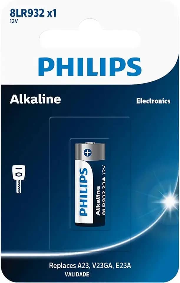 Bateria Philips Alcalina 12V com 1 unidade - 8LR932/59