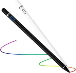 Caneta Touch Stylus Digital Capacitiva Alta Sensibilidade Recarregável Compátivel com iOS e Android Sortida