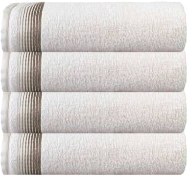 Kit Com 4 Toalhas Banhão Gigante Alta Absorção Sublime 70x150cm - Central Toalhas (Branco)