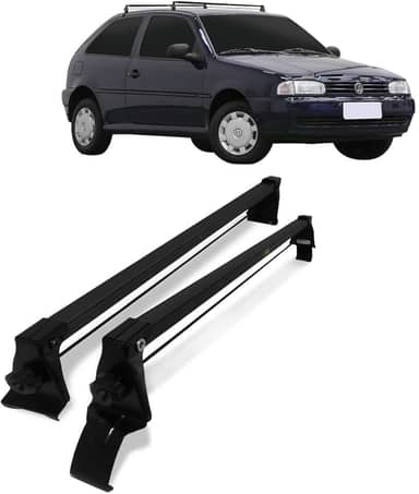 Rack de Teto Gol 96 97 98 99 00 01 02 03 04 com 2 Portas Preto Aço Vhip