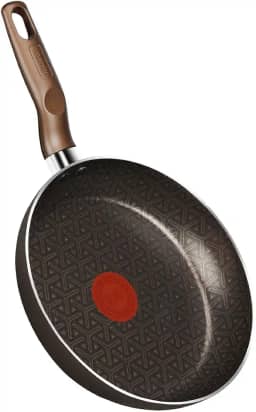 Frigideira Rochedo Expert Chocolate 30cm, com Antiaderente Resist 5X, reforçado com Partículas Minerais, Alumínio de Alta Espessura, Base Limpa Fácil e Thermo-Sinal