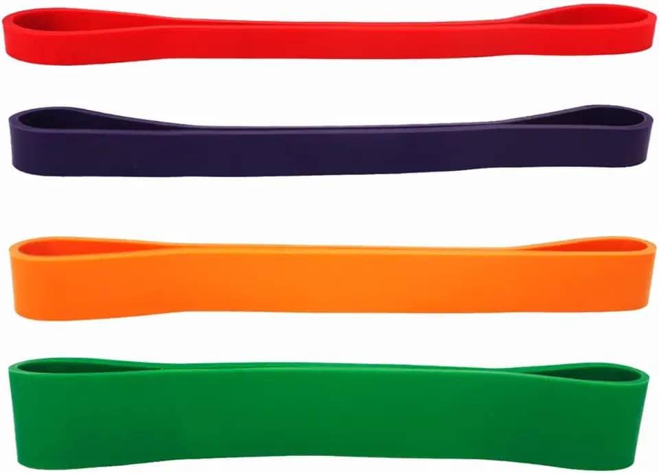 Kit Mini Super Band 4 Intensidade Extensor Elástico Circular