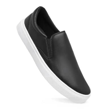 Tênis Sapatênis Slip On Casual Iate Sem Cadarço Calce Fácil Moderno Leve Confortável