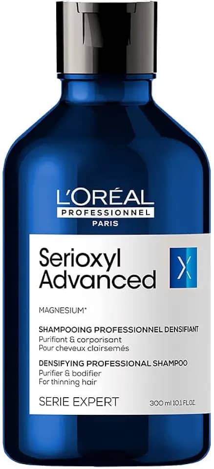 L'Oréal Professionnel Shampoo Densificante Purifier & Bodifier, Aumento da Densidade dos Fios, Para Cabelos com Afinamento, Purifica Suavemente, Cabelos Mais Densos & Brilhosos, 300ml