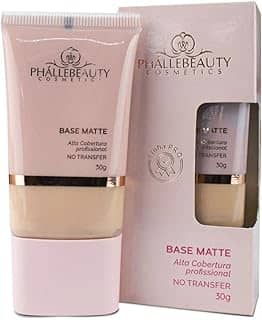 Base Matte Alta Cobertura Cor 3 Phallebeauty 30g