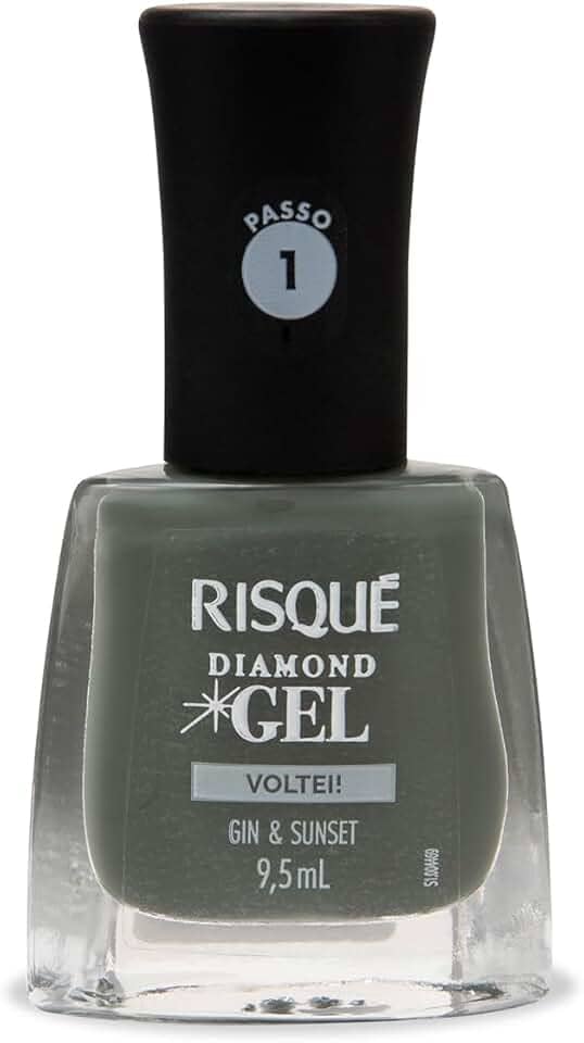Esmalte Risqué Diamond Gel Gin & Sunset Cremoso 9,5ml