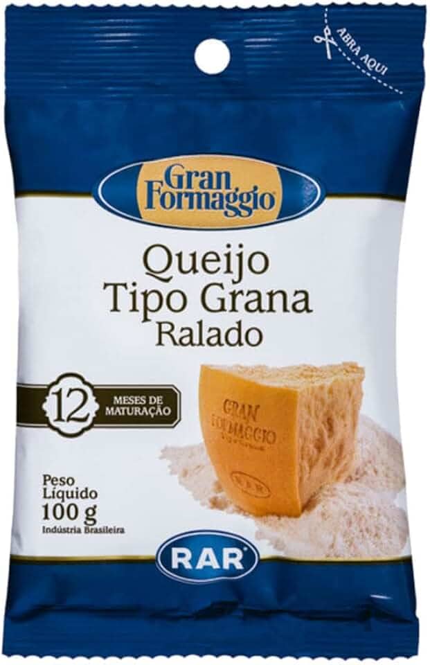 Queijo Tipo Grana Ralado 100g