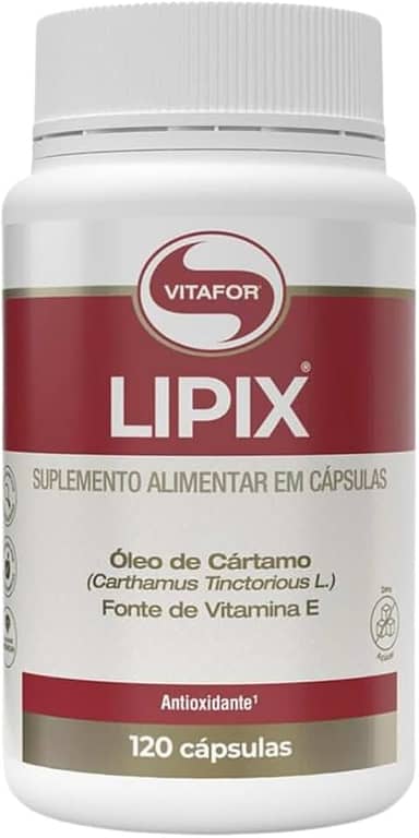 Lipix Óleo de Cartamo Vitafor 120 cápsulas