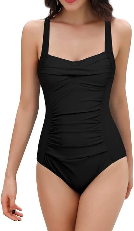 Maiô feminino com decote em V profundo, cintura baixa nas costas, corte alto, peça única