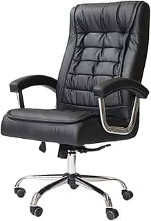 Cadeira de Escritório Presidente Munique BIG Cor Preta - Mola Ensacada - Qualiflex