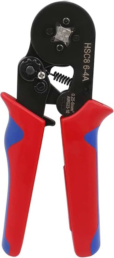 Alicate de Crimpar, Alicate de Crimpagem Ferramentas de Crimpagem Autoajustáveis Para 0,25-10 Mm², Terminais Quadrados Para Cabos Elétricos