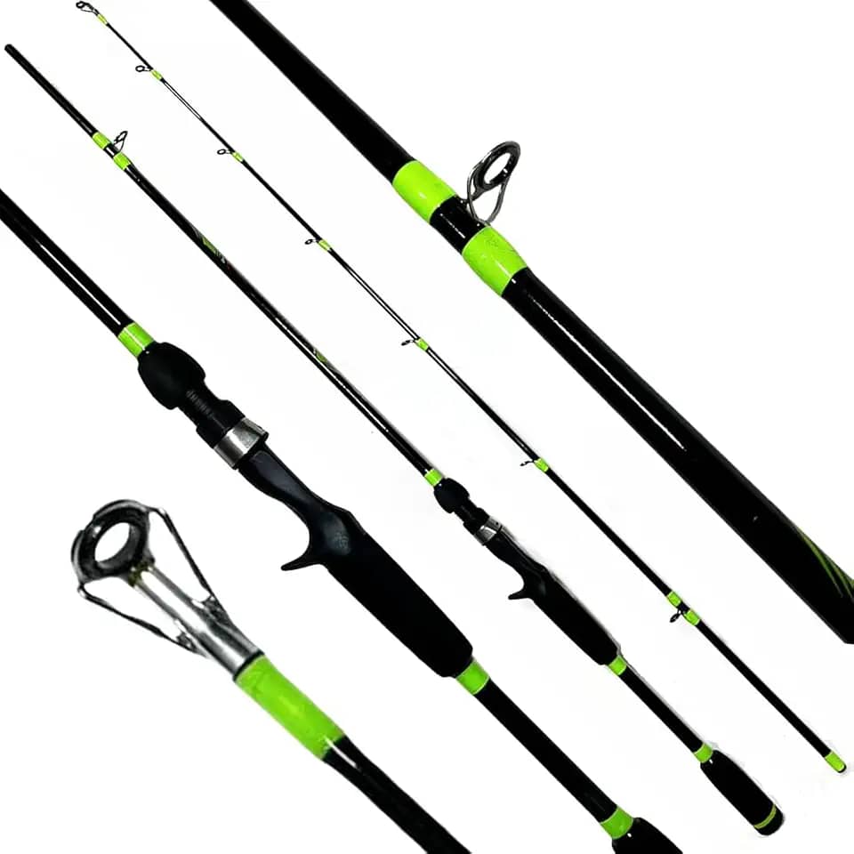 VARA DE PESCA PARA CARRETILHA SHARA LAGARTO 6'0" (1.83M) - 08-17LB - 2 PARTES - FIBRA DE VIDRO, TUCUNARE - PACU - PESCA ESPORTIVA
