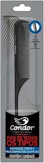 Condor Pente Profissional Em Carbono E Antiestático Preto Pequeno