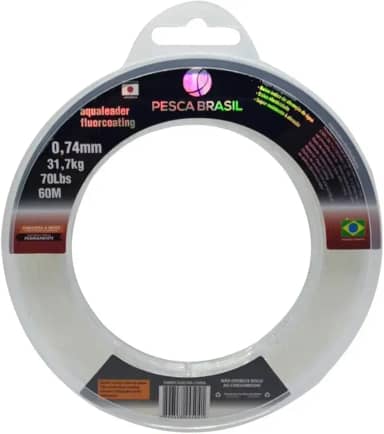 Linha mono aqualeader fluorcoating 0,47mm/60m/30lb