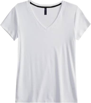 Blusa Blusinha Feminina Algodão Gola V
