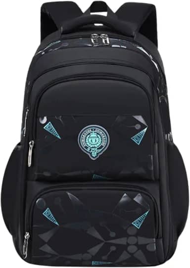 Mochila Masculina Bolsa Escolar Infantil Meninos Grande Espaço Lápis Fichario Notebook