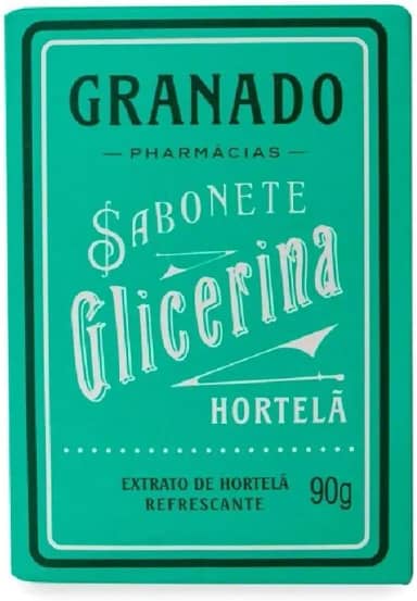 Granado Sabonete Glicerina, Hortelã, 90g