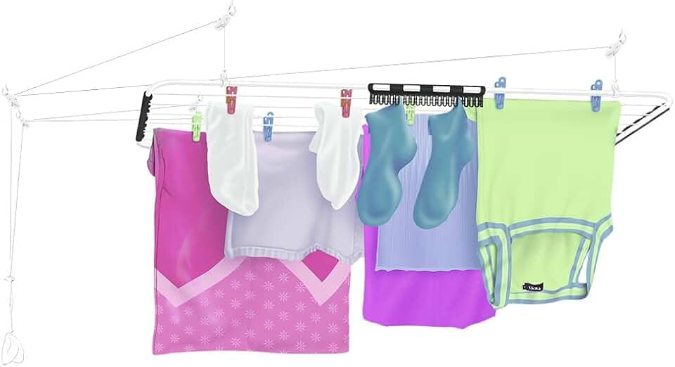 Secalux - Varal 1,20X0,56M De Teto Monaco Secalux 11300