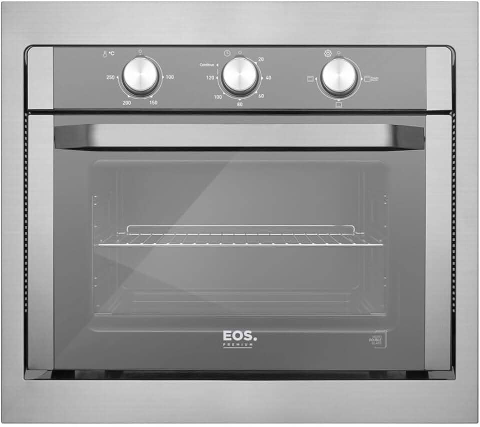 Forno Elétrico de Embutir EOS 47 Litros Porta de Vidro Espelhado EFE47EE 220V
