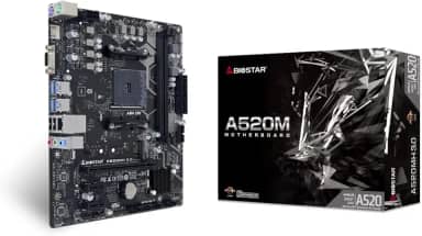 Placa mãe AM4 Biostar A520MH 3.0 (DDR4/M.2/HDMI)