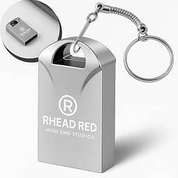 Mini Pen Drive Mini Chaveiro de Metal Rápido Ideal Para Armazenar Arquivos Fotos Musicas e Videos Metálico 64gb Resistente Ultra Rápido Cor Linha Premium (64, GB)