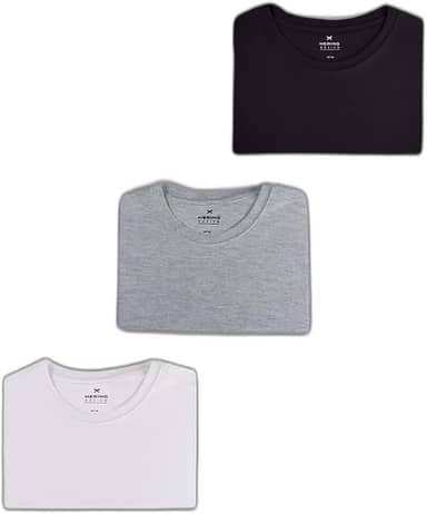 Kit Com 3 Camisetas Masculinas Básicas Hering