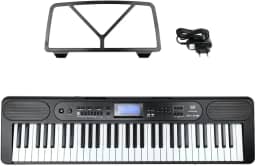 Teclado Musical 61 Teclas Sensitivas AZ KEYS SENSE KS61BT Preto com Bluetooth