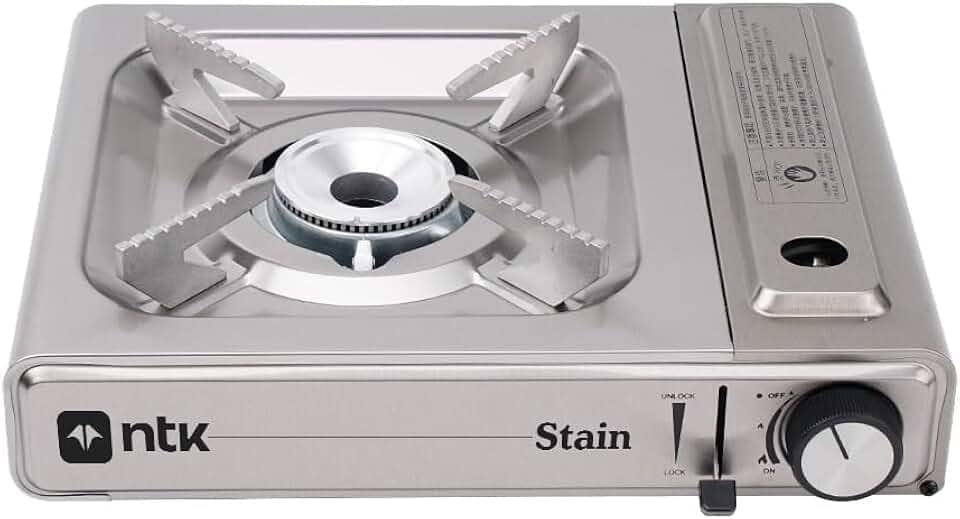 NTK, Fogareiro Stain em Aço Inox com Ignição Automática e Flex Fuel