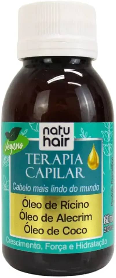 Natu Hair - Oleo Cap Natu Hair 60Ml Terapia Capilar Ricino/Alecrim/Coco