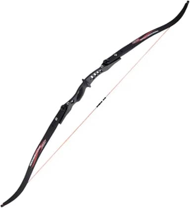 NIKA ARCHERY Arco Recurvo De 60' Com Membros Ilf 20 Libras Para Prática Tiro Caça Iniciantes