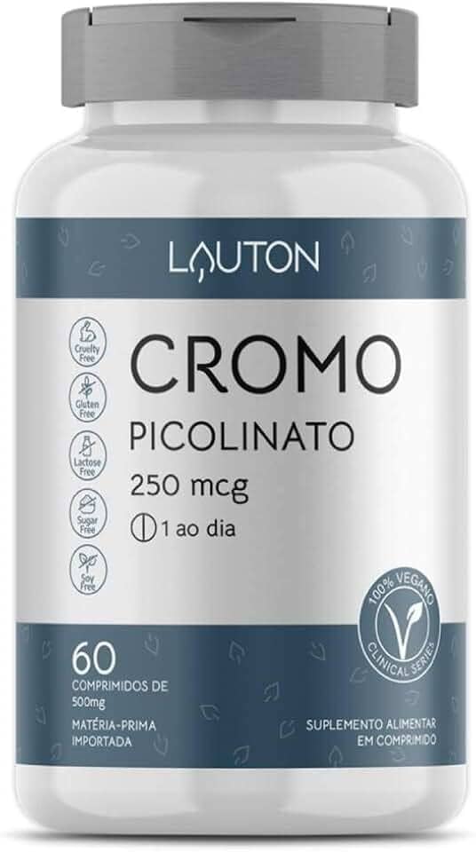 Cromo Picolinato 250mcg 60 Cps - Lauton
