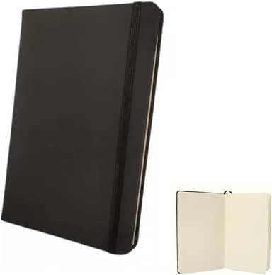 Caderno Desenho A5 Capa Dura Sem Pauta Sketchbook Grande 14x21 80 Folhas Colorir Desenhos