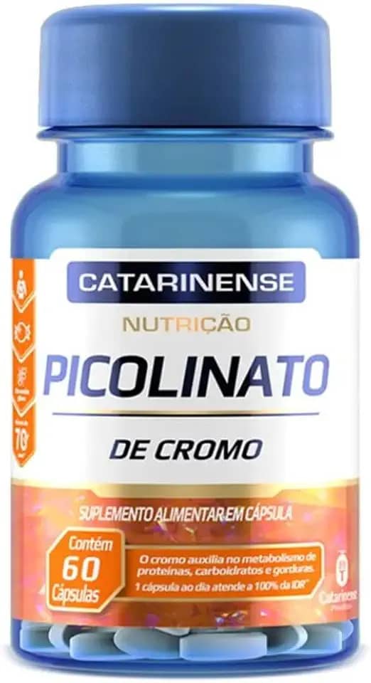 Picolinato de Cromo 60 Cápsulas - Catarinense