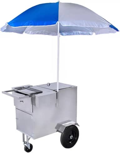 Carrinho de Açaí R2 com Roda Pneumática e Guarda-sol 965