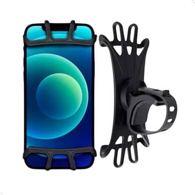 Suporte Para Celular Moto Motocicleta Bike Gps De Silicone Anti Queda 360° Mundo Compras