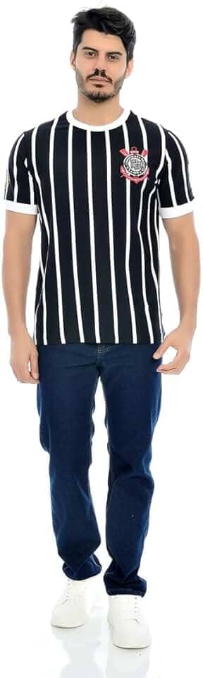 Camisa Corinthians Listrada Retrô Democracia, Masculina