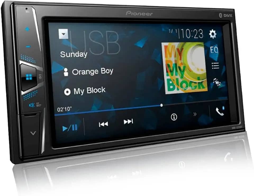 Central Multimidia Pioneer DMH-G228BT 2 Din 6,2 pol Touch BT USB AUX