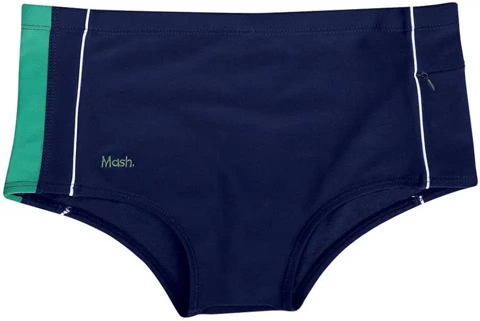 Sunga Mash Lisa Com Recortes e Bolso Azul marinho Gg