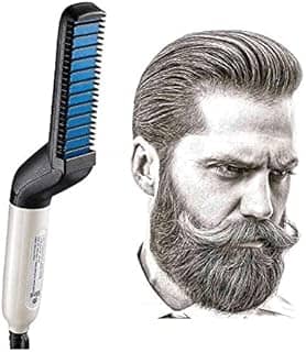 Pente Elétrico Chapinha Prancha Modela Alisa Barba E Cabelo