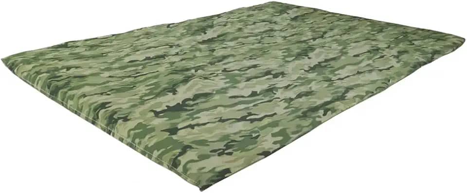 Colchonete Casal Camping Mor Life Camuflado 1,85x1,20 Dobrável Leve e Confortável Ideal para Barracas e Viagens