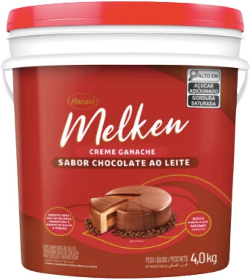 Creme Ganache Chocolate Ao Leite Harald 4 Kg