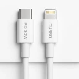 Cabo USB-C 2 Metros Turbo Super Resistente Compatível com iPhone 14/14 Pro/Max 13/13 Pro/12/12 Pro/Max/11/11 Pro/XS/Max/XR/X/8/8 Plus Carregamento Rápido qualidade premium
