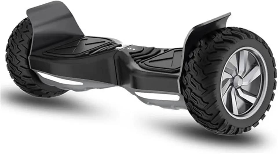 Hoverboard Skate Elétrico 8.5" Original Led Bluetooth Preto Offroad Brinovar