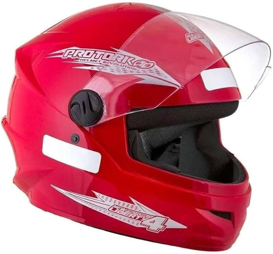 CAPACETE FECHADO PRO TORK NEW LIBERTY 4 SOLID VERMELHO TAM. 60