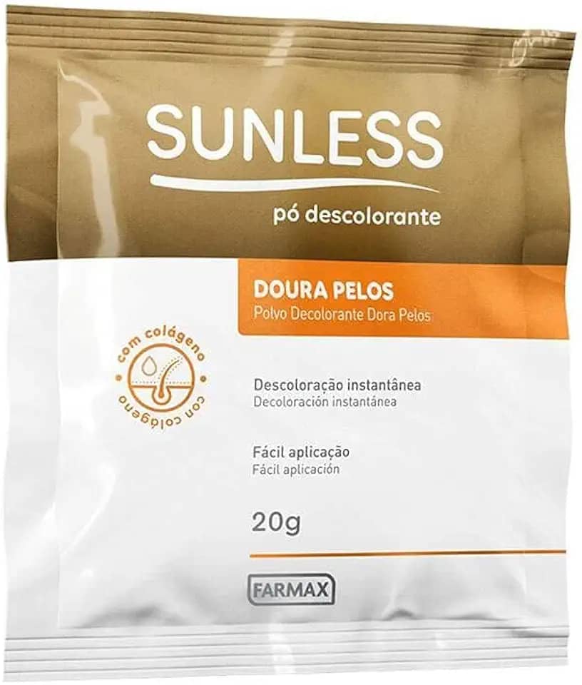 Farmax - Po Descolorante Sunless 20G Doura Pelos