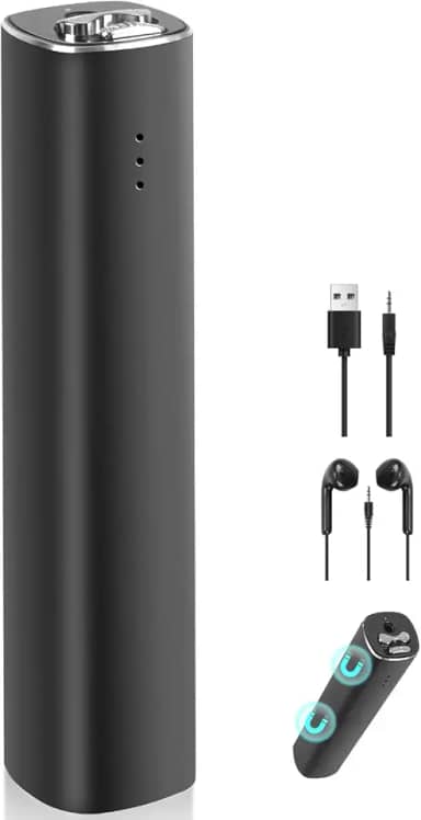 Mini Gravador, Leitor de Mp3 Com Função de Gravação, Leitor de Música Portátil Com Função de Gravação Digital E Memória de 32 GB, 3800 mah, Pode Ser Usado Como Gravador de Voz