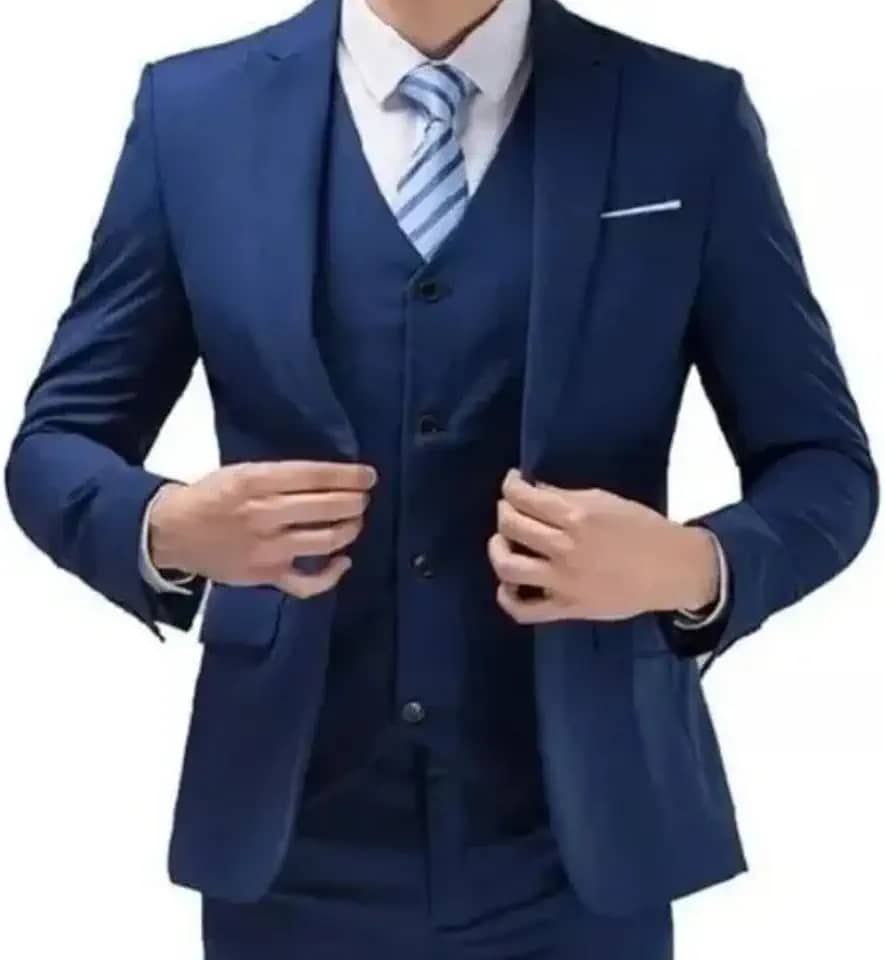 Terno Masculino Slim Premium - Paleto-Calça-Colete